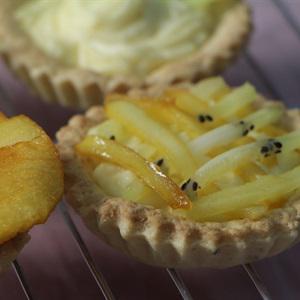 Cách làm bánh tart trái cây kem custard