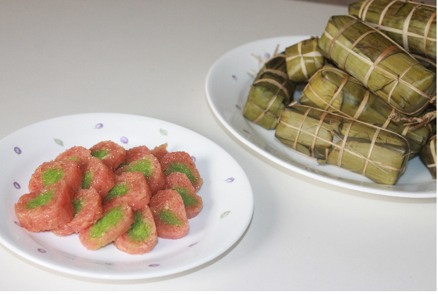 Bánh tét mini- món bánh tuổi thơ