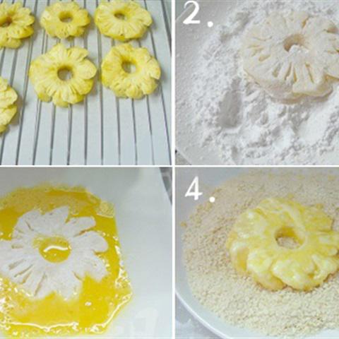 Cách làm bánh thơm chiên giòn