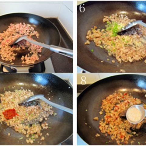 Cách làm bánh tiêu kẹp thịt