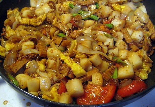 Bánh tôm đậu quả lạ miệng, thơm ngon