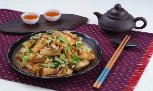 Bánh tôm đậu quả lạ miệng, thơm ngon