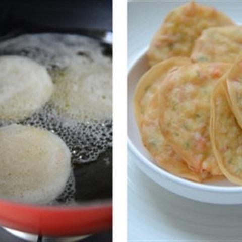Cách làm bánh tôm giòn thơm