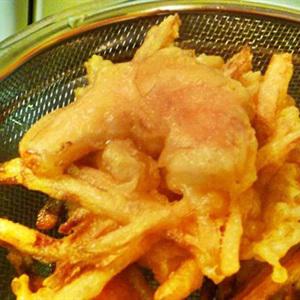 Cách làm bánh tôm khoai lang