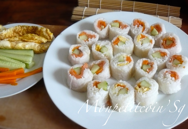 Bánh tráng cuốn Maki sushi