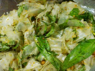 Bánh tráng trộn chay