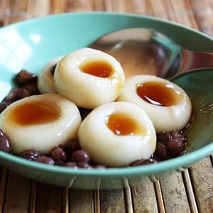 Cách làm bánh trôi Azuki dango của Nhật