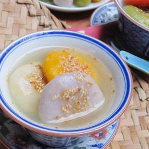 Cách làm bánh trôi bánh chay ngũ sắc