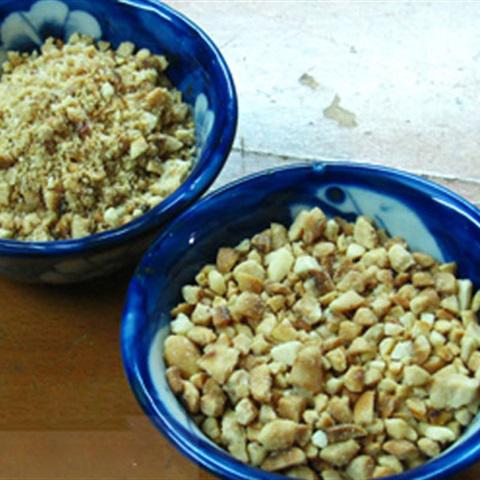 Cách làm bánh trôi tàu nhân đậu phộng rang