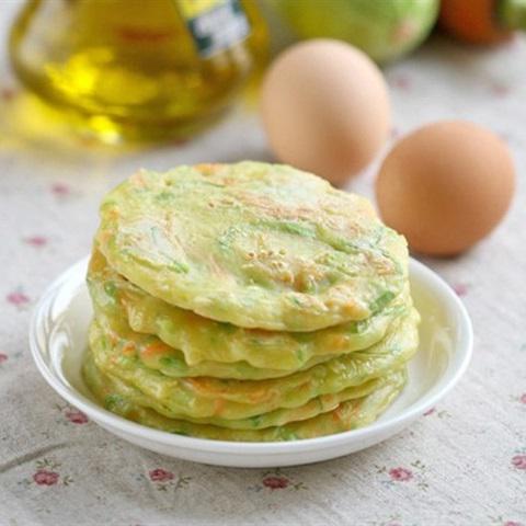 Cách làm bánh trứng cà rốt zucchni