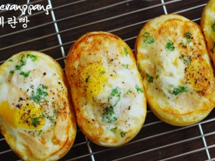 Bánh trứng phô-mai Hàn Quốc vừa nhìn đã thèm