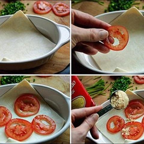 Cách làm bánh trứng thịt nguội