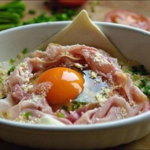 Cách làm bánh trứng thịt nguội