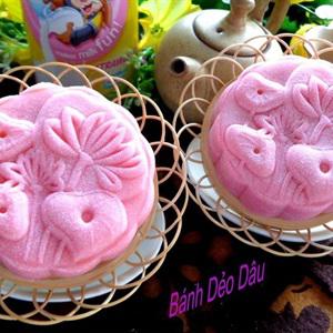 Cách làm bánh trung thu dẻo vị dâu nhân sầu riêng