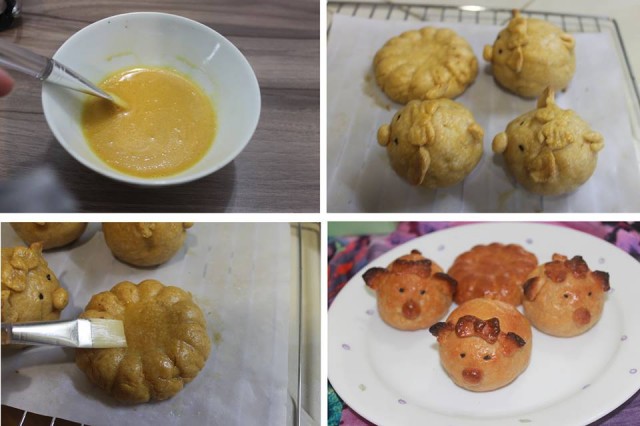 Bánh trung thu heo con