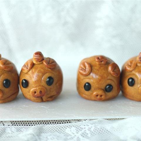 Cách làm bánh trung thu hình chú heo