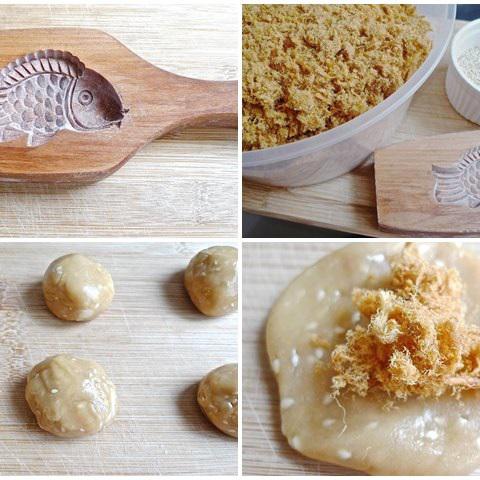 Cách làm bánh Trung thu nướng hình con cá