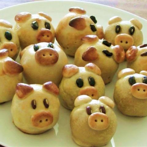 Cách làm bánh trung thu nướng hình heo