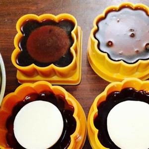 Cách làm bánh trung thu rau câu cà phê
