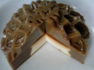 Bánh trung thu rau câu nhân flan