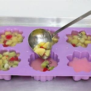 Cách làm bánh trung thu rau câu trái cây