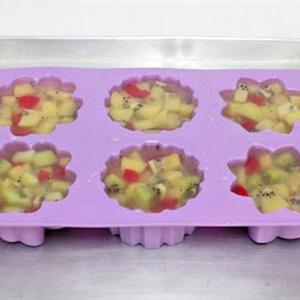 Cách làm bánh trung thu rau câu trái cây