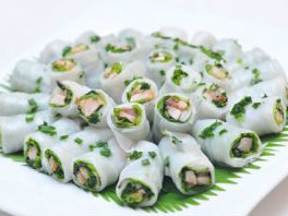 Bánh ướt thịt quay