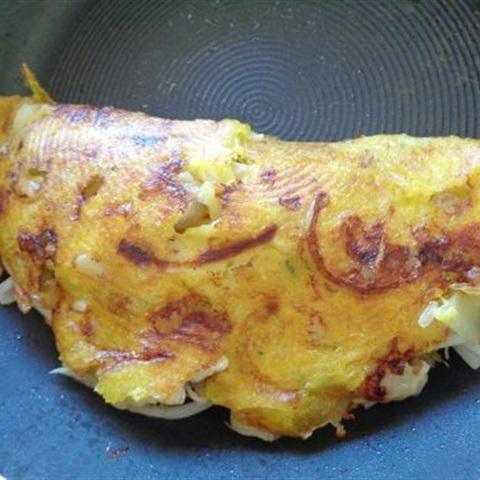 Cách làm bánh xèo cá ngần