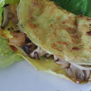 Cách làm bánh xèo nấm