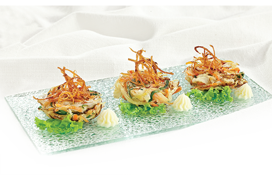 Bánh xèo xốt trứng gà tươi