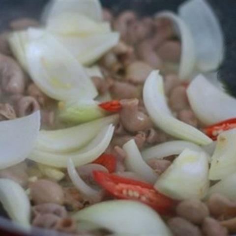 Cách làm bao tử cá xào cay