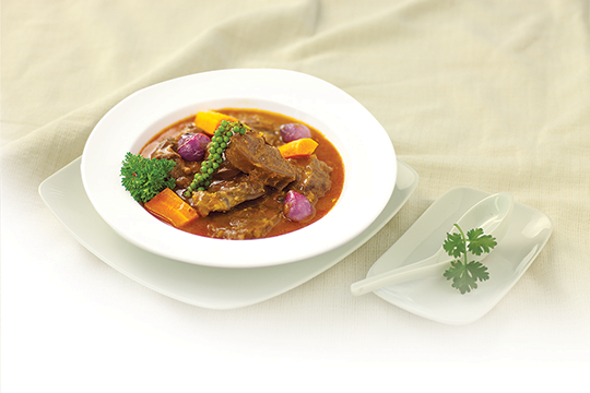 Bắp bò nấu tiêu xanh