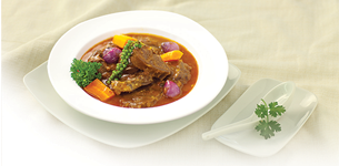 Bắp bò nấu tiêu xanh