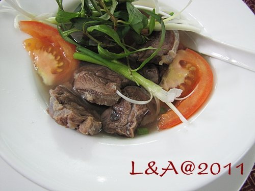 Bắp bò thuôn hành răm