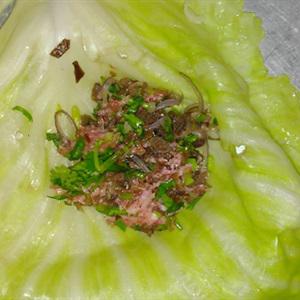 Cách làm bắp cải cuộn thịt nấm