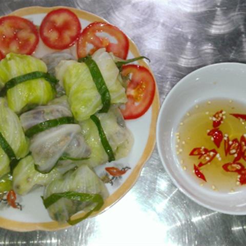 Cách làm bắp cải cuộn thịt nấm