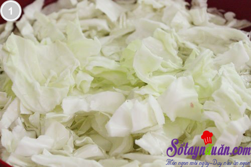 Bắp cải xào thịt bò kiểu Thái