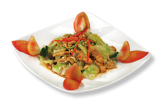 Bắp cải xào xốt tương