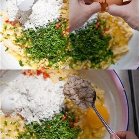 Cách làm bắp chiên trứng
