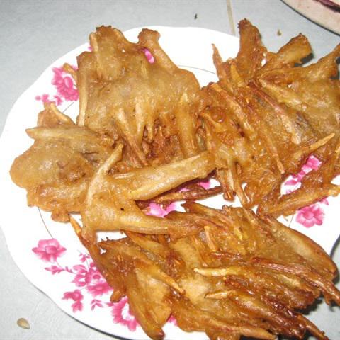 Cách làm bắp chuối chiên giòn