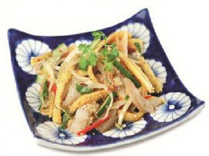 Bắp non trộn gân bò