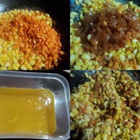 Cách làm bắp xào bơ lạp xưởng