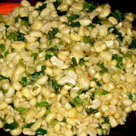 Cách làm bắp xào mỡ hành