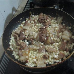 Cách làm bắp xào thịt heo