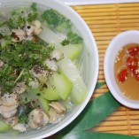 Bắt bài cách làm canh ngao nấu bầu ngon