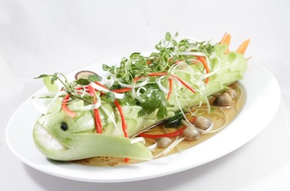 Bầu hấp đậu hũ