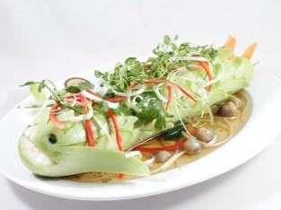 Bầu hấp đậu hũ