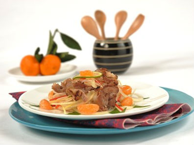 Bê thui trộn quýt