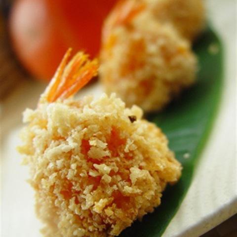 Cách làm bí đỏ bọc tôm chiên xù