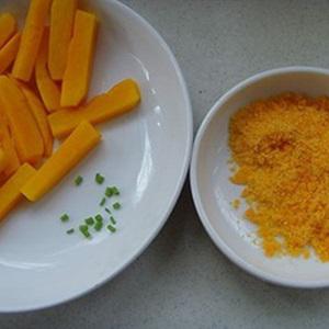 Cách làm bí đỏ chiên trứng muối